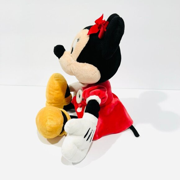 Disney Gund Minnie Mouse Teach Me to Dress Red Dress Plush - Picture 7 of 8